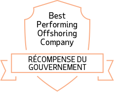 Best Performing Offshoring Company: Récompense du Gouvernement