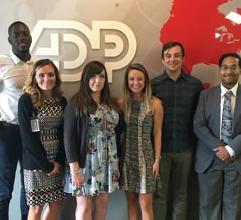 group of ADP interns